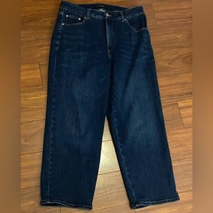 Donna High Rise Curve Straight Leg Jeans 27 Inch